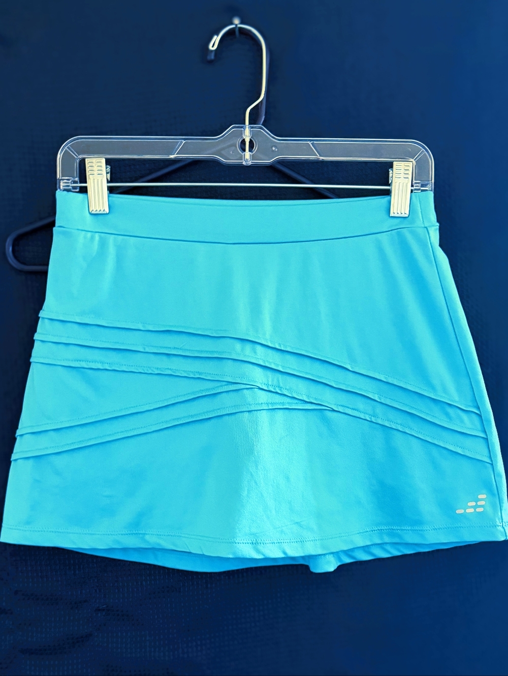 Aqua Athletic Tennis/Gym Skort with Layered Front Detai Sz Sl